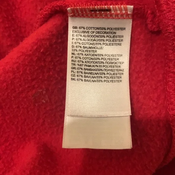 The North Face Red Jacket with Hood and Black Logo - Picture 7 of 10